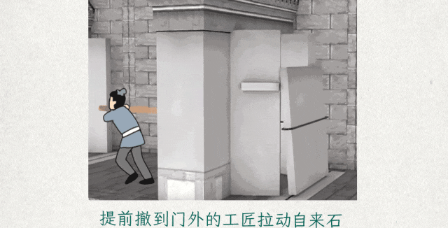 古代皇帝下葬后，封闭地宫的最后一位工匠要怎么出去？