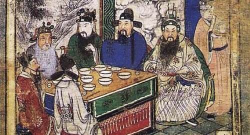 在宋以前,老百姓一天只吃两顿饭。到了宋朝,经济繁荣,晚上也没有了宵禁,所以才加了一顿晚饭。